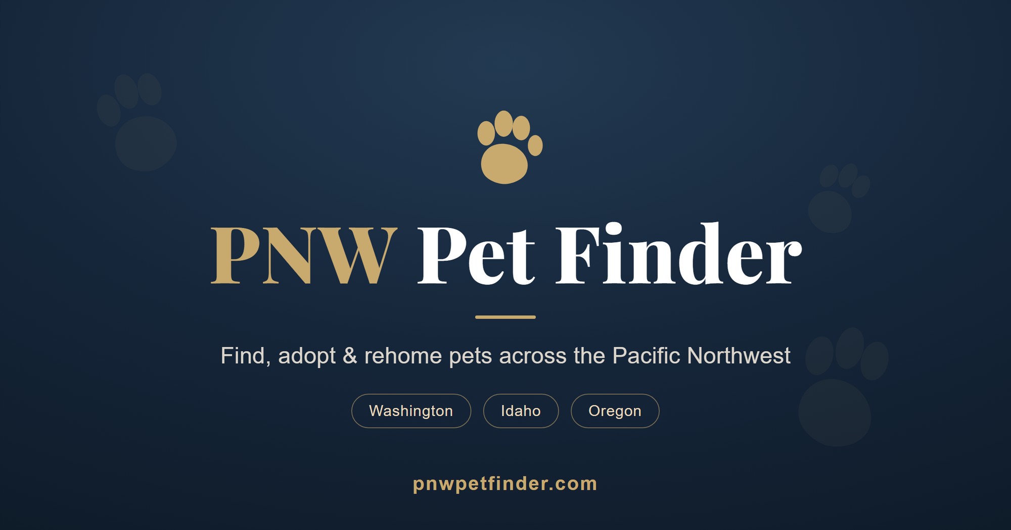 PNWPetFinder.com logo